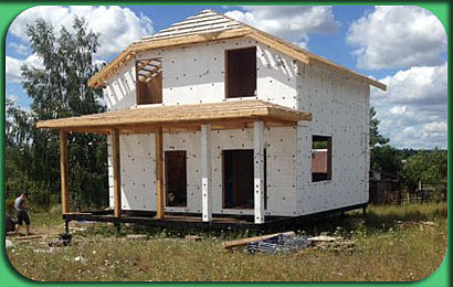 фото строительства дома СИП 158 м2