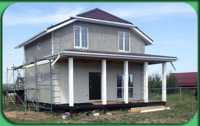 фото строительства дома СИП 158 м2