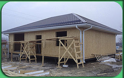 фото строительства дома СИП 107 м2, с мансардой и цоколем, под ключ